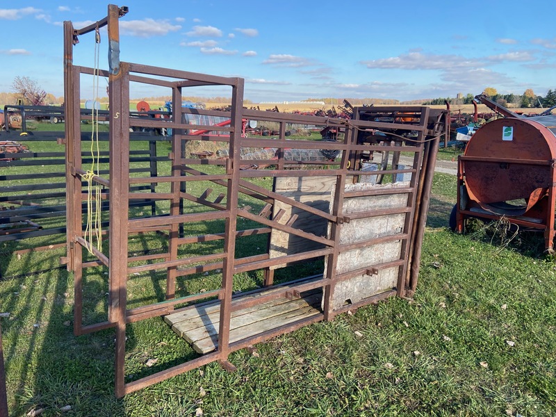 Hay/Forage/Livestock  Cattle Squeeze Chute Photo
